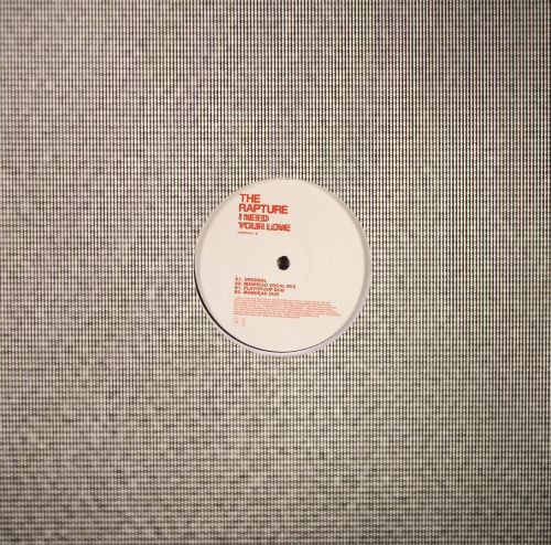 The Rapture - I Need Your Love | Output (OPR DFA 010) - 2