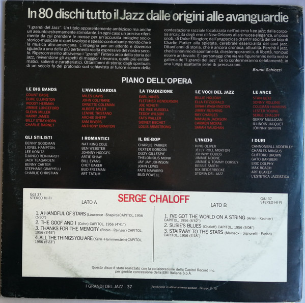 Serge Chaloff - Serge Chaloff | Fabbri Editori (GdJ 37) - 2 Serge Chaloff - Serge Chaloff | Fabbri Editori (GdJ 37) - 2