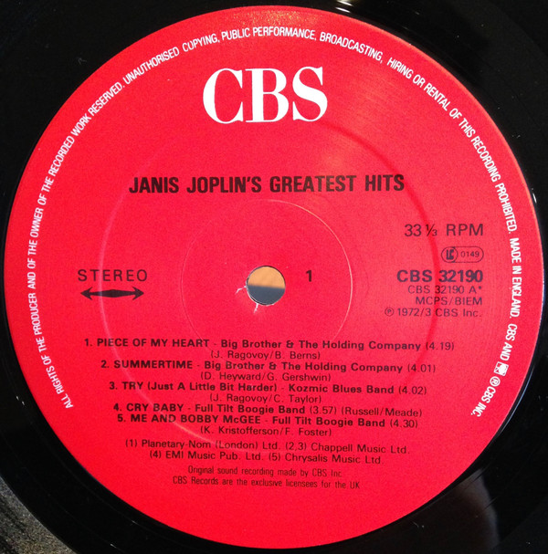 Janis Joplin's Greatest Hits