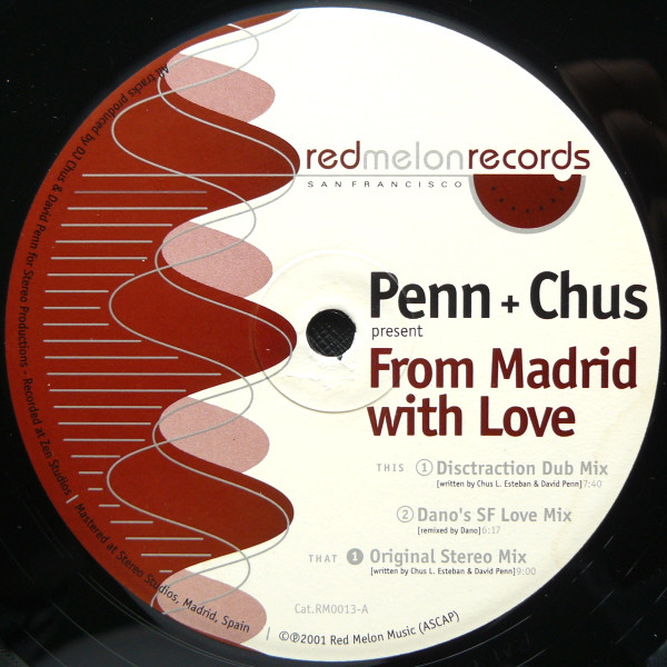Penn + Chus - From Madrid With Love | Red Melon Records (RM0013) - main