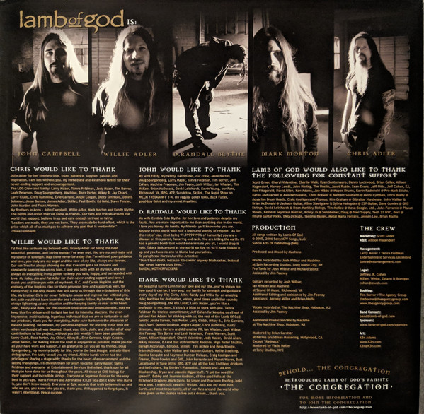 Lamb Of God , Burn The Priest - Hourglass: The Vinyl Box Set (6LP - Limited Boxset Edition) [Vinyl] | Epic (88697688201-OS1) - 33