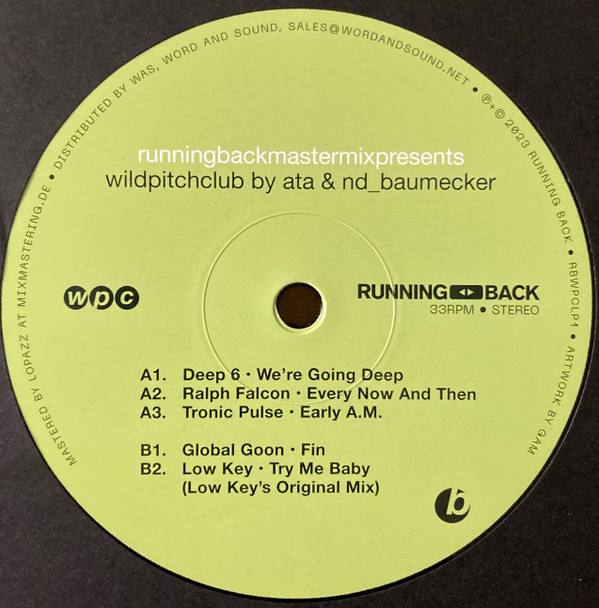 Ata & nd_baumecker - Running Back Mastermix Presents Wild Pitch Club Part I/II | Running Back (RBWPC-LP1) - 4 Ata & nd_baumecker - Running Back Mastermix Presents Wild Pitch Club Part I/II | Running Back (RBWPC-LP1) - 4