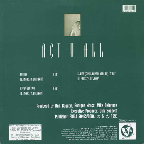 Act U All - Clouds | Bog Art Music (BA 005 MAXI) - 2 Act U All - Clouds | Bog Art Music (BA 005 MAXI) - 2