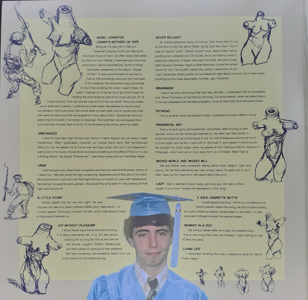 Daniel Johnston - Songs Of Pain (Dan Johnston 1980-81) | Eternal Yip Eye Music (EYE-301 CE) - 3 Daniel Johnston - Songs Of Pain (Dan Johnston 1980-81) | Eternal Yip Eye Music (EYE-301 CE) - 3