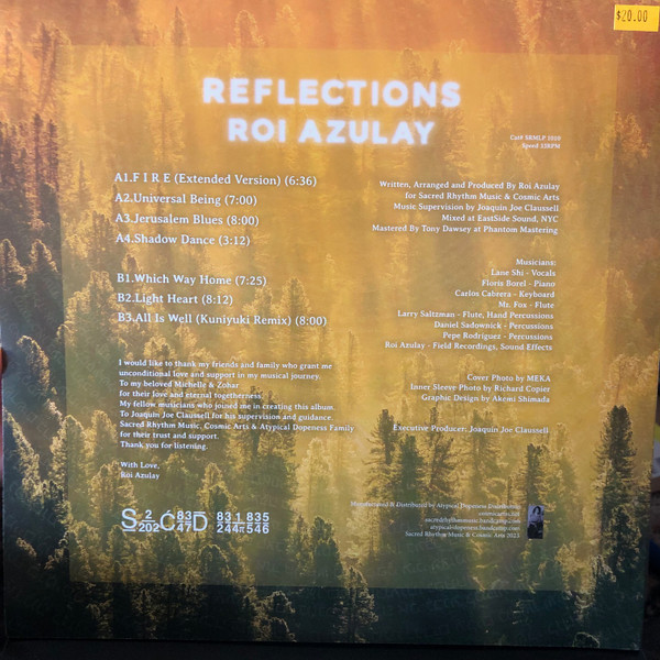 Roi Azulay - Reflections | Sacred Rhythm Music (SRMLP 1010) - 2 Roi Azulay - Reflections | Sacred Rhythm Music (SRMLP 1010) - 2