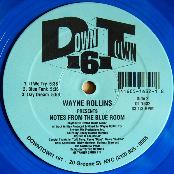 Wayne Rollins - Notes From The Blue Room | Downtown 161 (DT-1632)