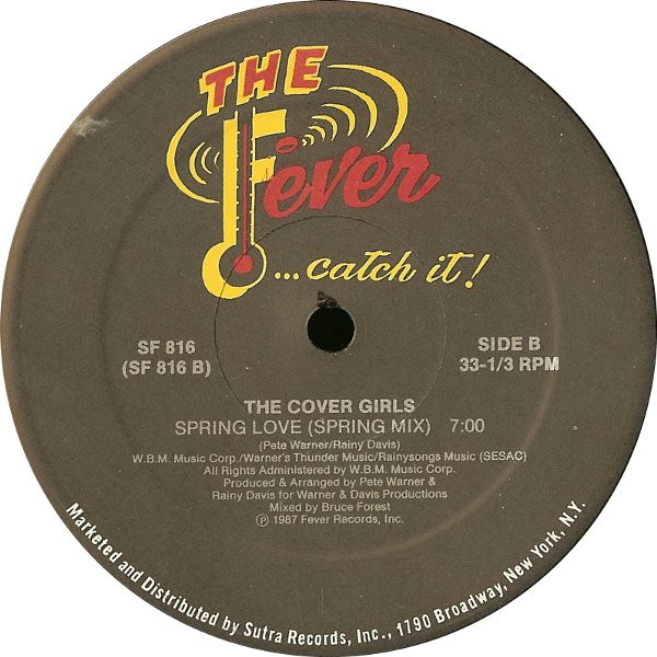 The Cover Girls - Spring Love | Fever Records (SF 816) - 2