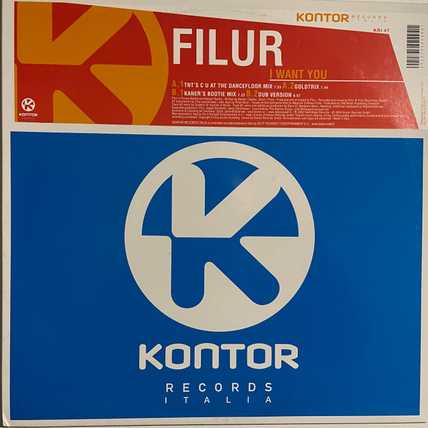 Filur - I Want You | Kontor Records Italia (KRI 47) - main Filur - I Want You | Kontor Records Italia (KRI 47) - main