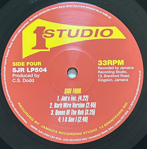 Various - Studio One Space Age Dub Special | Soul Jazz Records (SJR LP504) - 6 Various - Studio One Space Age Dub Special | Soul Jazz Records (SJR LP504) - 6