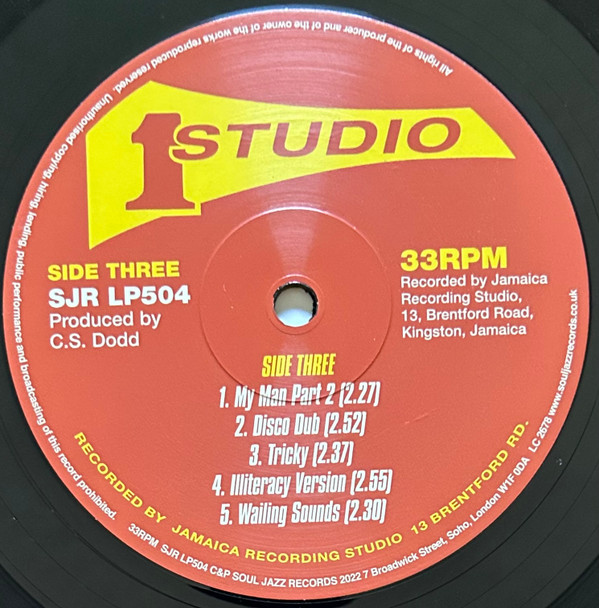 Various - Studio One Space Age Dub Special | Soul Jazz Records (SJR LP504) - 5 Various - Studio One Space Age Dub Special | Soul Jazz Records (SJR LP504) - 5