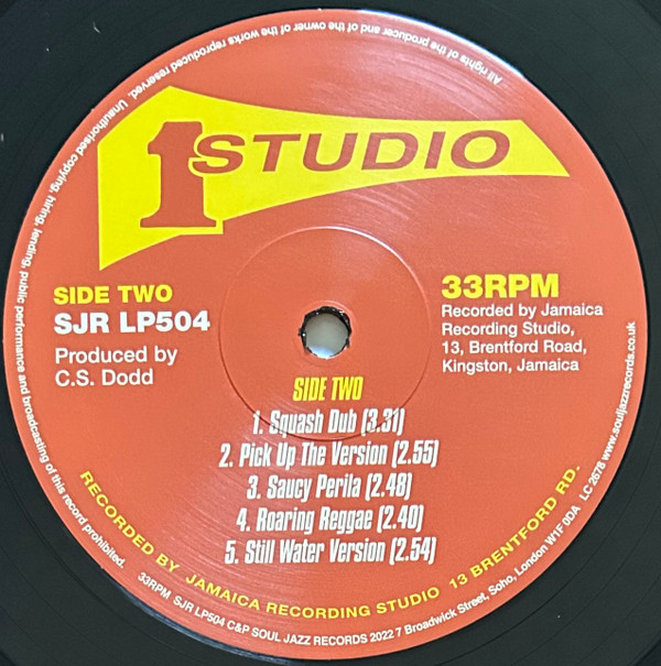 Various - Studio One Space Age Dub Special | Soul Jazz Records (SJR LP504) - 4 Various - Studio One Space Age Dub Special | Soul Jazz Records (SJR LP504) - 4