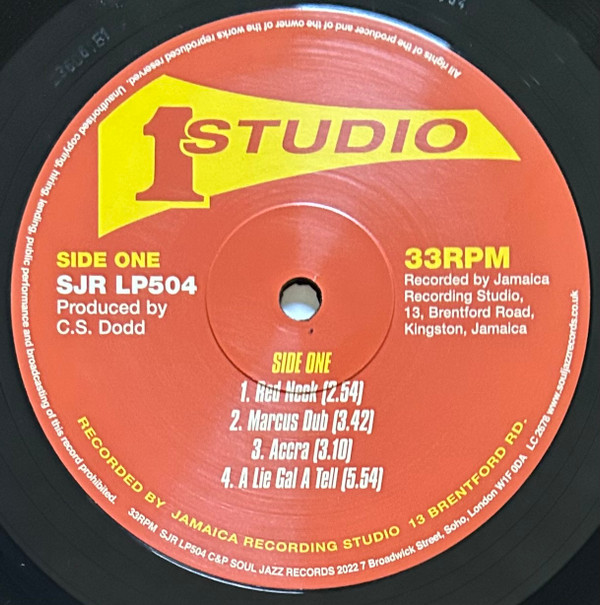 Various - Studio One Space Age Dub Special | Soul Jazz Records (SJR LP504) - 3 Various - Studio One Space Age Dub Special | Soul Jazz Records (SJR LP504) - 3