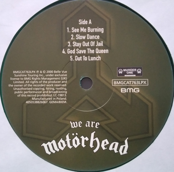 Motörhead - We Are Motörhead | Murder One (BMGCAT763LPX) - 3 Motörhead - We Are Motörhead | Murder One (BMGCAT763LPX) - 3