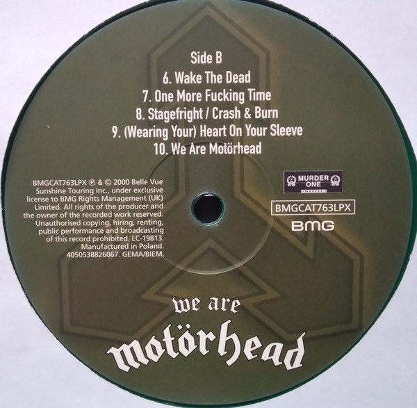 Motörhead - We Are Motörhead | Murder One (BMGCAT763LPX) - 4 Motörhead - We Are Motörhead | Murder One (BMGCAT763LPX) - 4