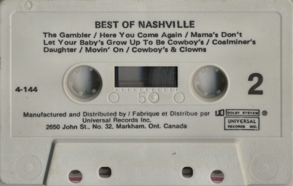 Unknown Artist - Best Of Nashville | Universal Records Inc. (4-144) - 4 Unknown Artist - Best Of Nashville | Universal Records Inc. (4-144) - 4