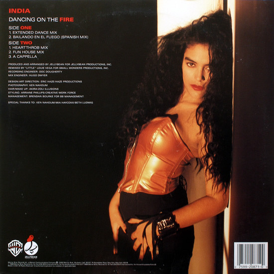 India - Dancing On The Fire | Warner Bros. Records (0-20871) - 2