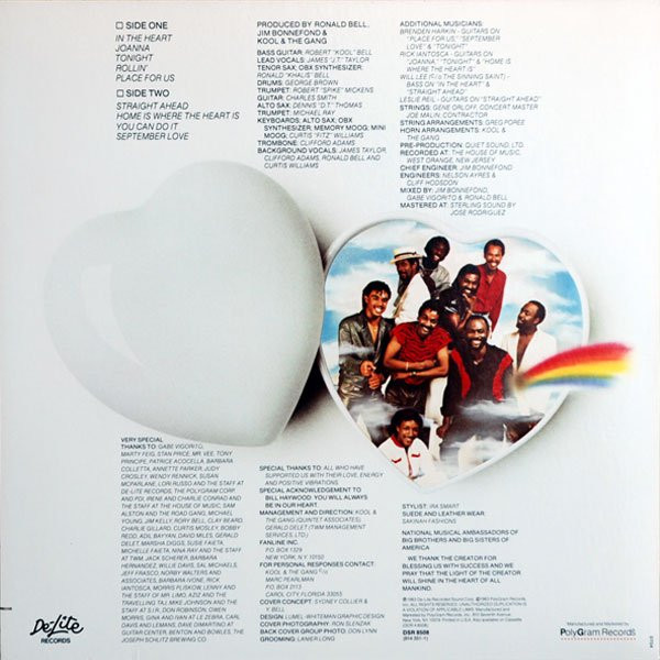 Kool & The Gang - In The Heart | De-Lite Records (DSR 8508) - 2 Kool & The Gang - In The Heart | De-Lite Records (DSR 8508) - 2
