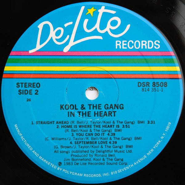 Kool & The Gang - In The Heart | De-Lite Records (DSR 8508) - 5 Kool & The Gang - In The Heart | De-Lite Records (DSR 8508) - 5