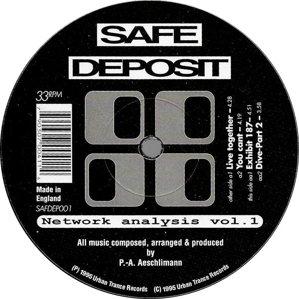 Safe Deposit - Network Analysis Vol. 1 | Urban Trance Records (SAFDEP001) - main Safe Deposit - Network Analysis Vol. 1 | Urban Trance Records (SAFDEP001) - main