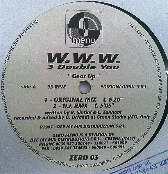 W.W.W. 3 Double You - Gear Up | Zero Meno (ZERO 03) - 2 W.W.W. 3 Double You - Gear Up | Zero Meno (ZERO 03) - 2