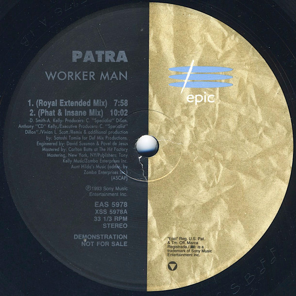 Patra - Worker Man (The Remixes) | Epic (EAS 5978)
