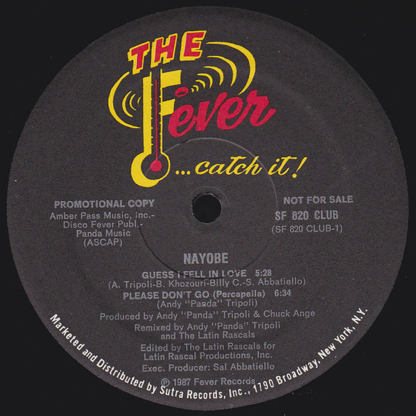 Nayobe - Guess I Fell In Love | Fever Records (SF 820 CLUB)