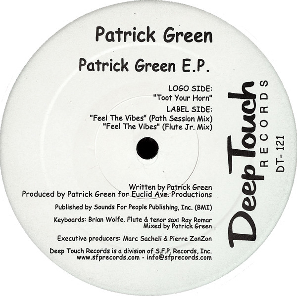Patrick Green - Patrick Green E.P. | Deep Touch Records (DT 121)