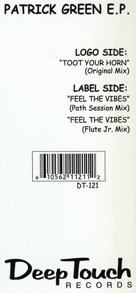 Patrick Green - Patrick Green E.P. | Deep Touch Records (DT 121) - 3