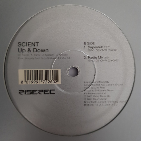 Scent - Up & Down | Rise (RISE 237) - 2 Scent - Up & Down | Rise (RISE 237) - 2