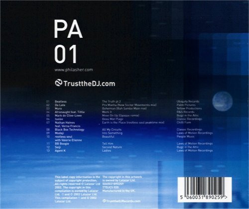 Phil Asher - PA01 | Trust The DJ (TTDJCS 020) - 2