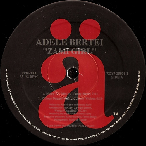 Adele Bertei - Zami Girl | ä (72787-25074-1)