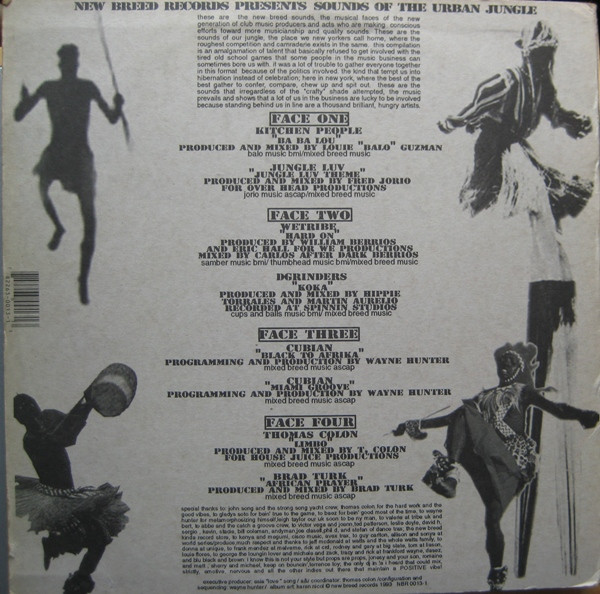 Various - Sounds Of The Urban Jungle Volume One | New Breed (NBR 0013-1) - 2
