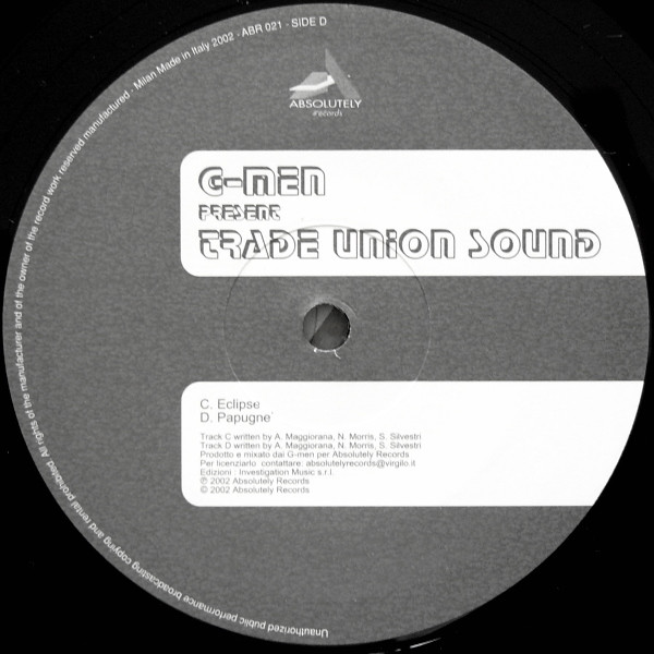 G-Men - Trade Union Sound | Absolutely Records (ABR 021) - 5