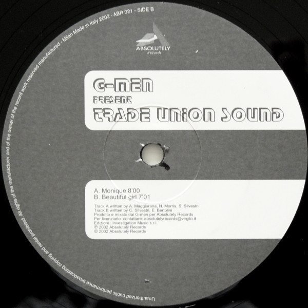 G-Men - Trade Union Sound | Absolutely Records (ABR 021) - 3