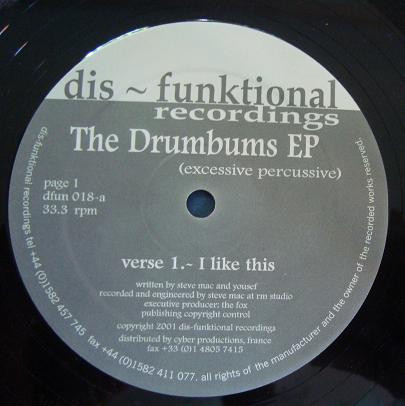 Steve Mac & Yousef - The Drumbums EP | Dis-Funktional Recordings (DFUNK 018) - 3