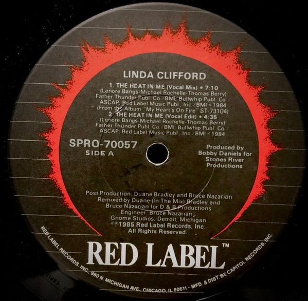 Linda Clifford - The Heat In Me | Red Label (SPRO-70057) - main