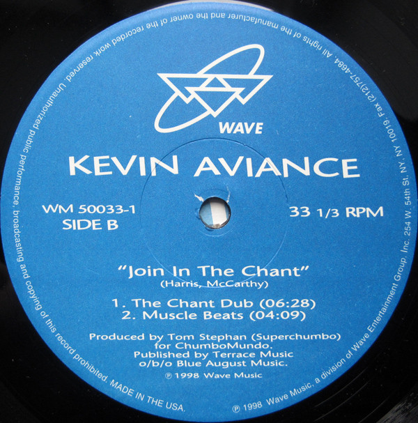 Kevin Aviance - Join In The Chant | Wave Music (WM50033-1) - 4 Kevin Aviance - Join In The Chant | Wave Music (WM50033-1) - 4