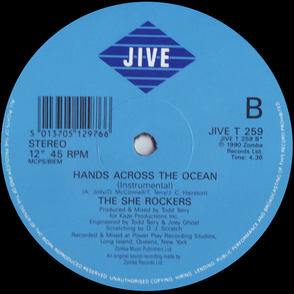 She Rockers - Hands Across The Ocean | Jive (JIVE T 259) - 2 She Rockers - Hands Across The Ocean | Jive (JIVE T 259) - 2