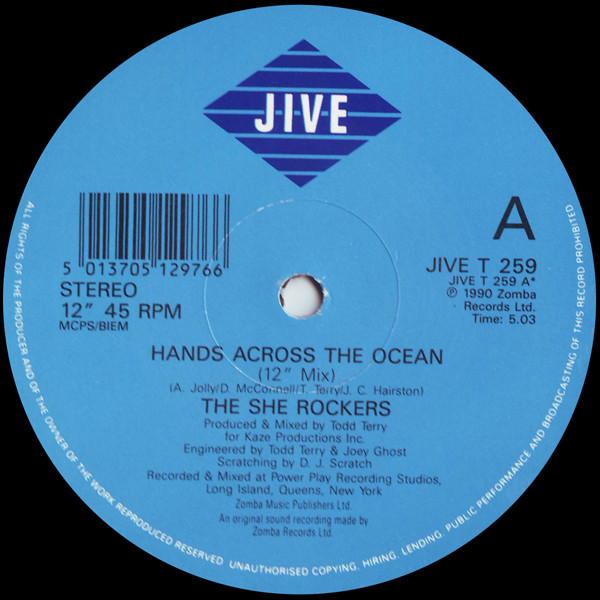 She Rockers - Hands Across The Ocean | Jive (JIVE T 259) - main She Rockers - Hands Across The Ocean | Jive (JIVE T 259) - main