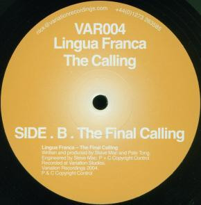 Pete Tong & Steve Mac present Lingua Franca - The Calling | Variation Recordings (VAR004) - 4