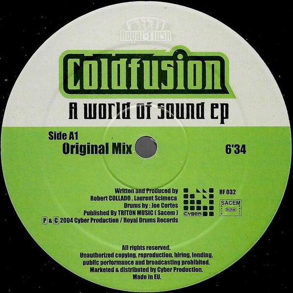 Coldfusion - A World Of Sound EP | Royal Flush Records (RF032) - 3