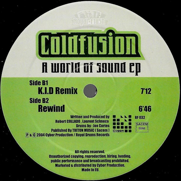 Coldfusion - A World Of Sound EP | Royal Flush Records (RF032) - 4