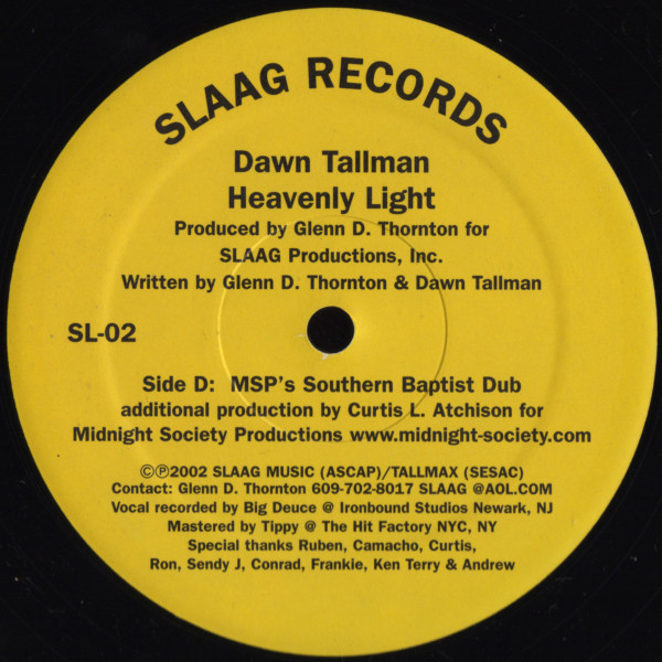 Dawn Tallman - Heavenly Light | Slaag Records (SL-02) - 5