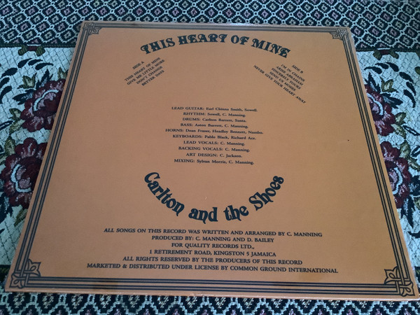 Carlton And The Shoes - This Heart Of Mine | Quality (CGILP002) - 4