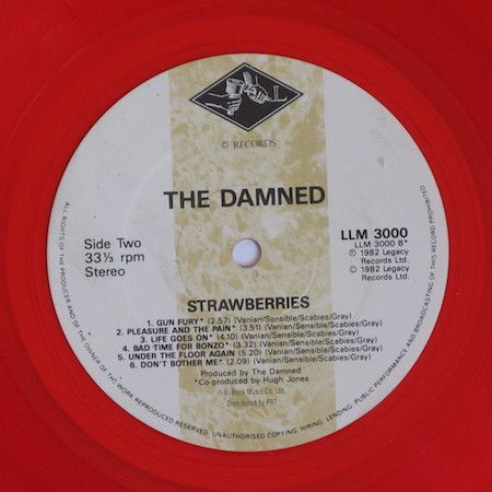 The Damned - Strawberries | Legacy Records (LLM 3000) - 4 The Damned - Strawberries | Legacy Records (LLM 3000) - 4