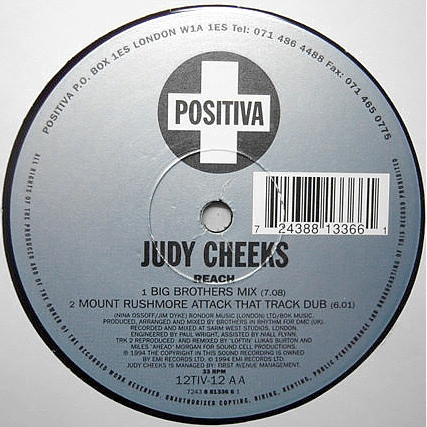 Judy Cheeks - Reach | Positiva (12TIV-12) - 2