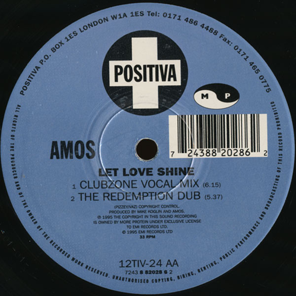 Amos - Let Love Shine | Positiva (12TIV-24) - 4