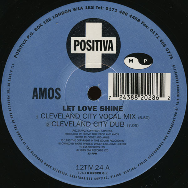 Amos - Let Love Shine | Positiva (12TIV-24) - 3