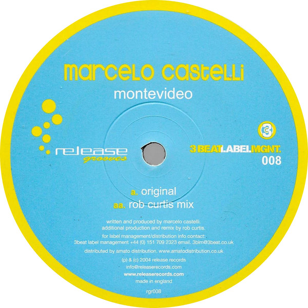 Marcelo Castelli - Montevideo | Release Grooves (RGR008) - 2 Marcelo Castelli - Montevideo | Release Grooves (RGR008) - 2