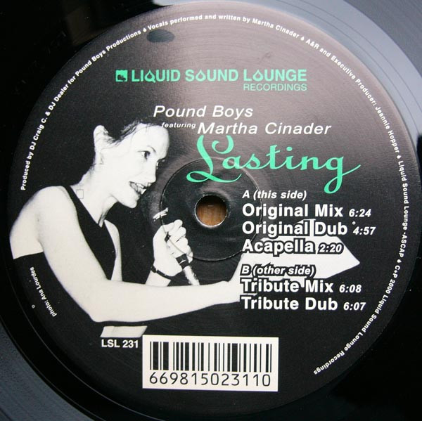 Pound Boys Featuring Martha Cinader - Lasting | Liquid Sound Lounge (LSL 231) - 2